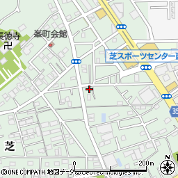 埼玉県川口市芝4215周辺の地図