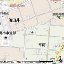 埼玉県三郷市幸房33周辺の地図