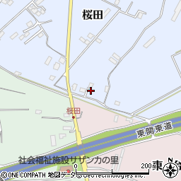 千葉県成田市桜田1051-9周辺の地図
