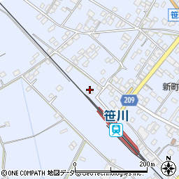 千葉県香取郡東庄町笹川い32周辺の地図