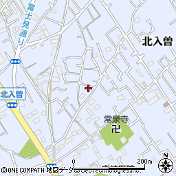 埼玉県狭山市北入曽886-10周辺の地図