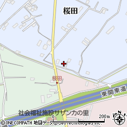 千葉県成田市桜田1051-5周辺の地図