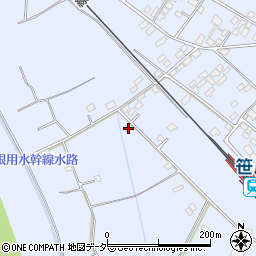 千葉県香取郡東庄町笹川い75周辺の地図