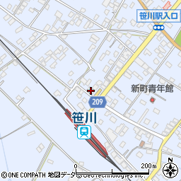 千葉県香取郡東庄町笹川い5570-1周辺の地図