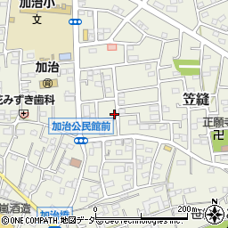 埼玉県飯能市笠縫62-3周辺の地図