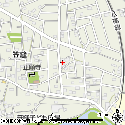 埼玉県飯能市笠縫273-7周辺の地図