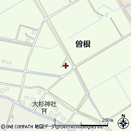 千葉県印旛郡栄町曽根255周辺の地図
