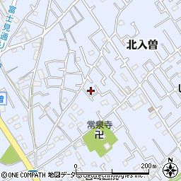 埼玉県狭山市北入曽344周辺の地図
