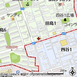 セブンイレブンさいたま田島１丁目店周辺の地図