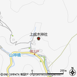 上成木神社周辺の地図