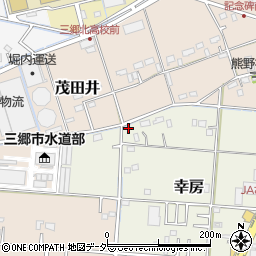 埼玉県三郷市幸房29周辺の地図