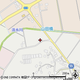 千葉県香取市山川353周辺の地図