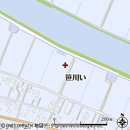 千葉県香取郡東庄町笹川い4900周辺の地図