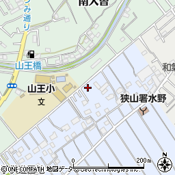 埼玉県狭山市水野44周辺の地図