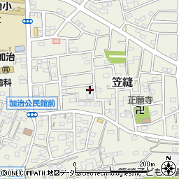 埼玉県飯能市笠縫85周辺の地図