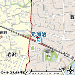 埼玉県入間市野田167周辺の地図