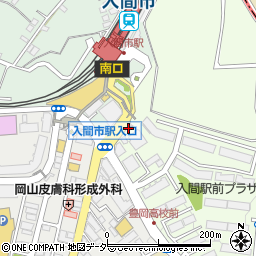 狭山警察署入間市駅前交番周辺の地図