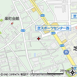 埼玉県川口市芝4362-13周辺の地図