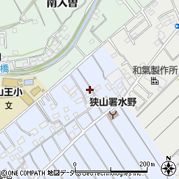 埼玉県狭山市水野17周辺の地図
