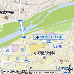 埼玉県入間市仏子758周辺の地図