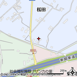 千葉県成田市桜田1051-7周辺の地図