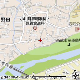 埼玉県入間市野田399周辺の地図