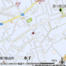 埼玉県富士見市水子4437周辺の地図