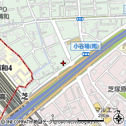 埼玉県川口市小谷場187周辺の地図