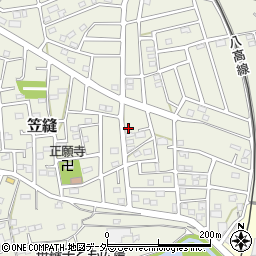 埼玉県飯能市笠縫273-5周辺の地図