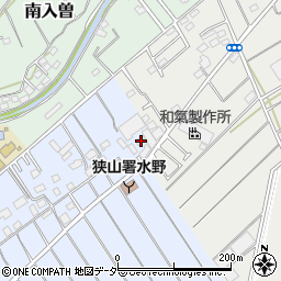 埼玉県狭山市水野4周辺の地図