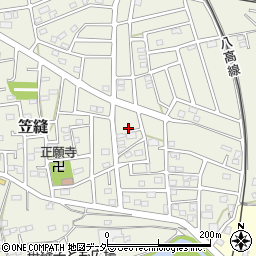 埼玉県飯能市笠縫272-13周辺の地図