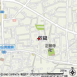 埼玉県飯能市笠縫90-1周辺の地図
