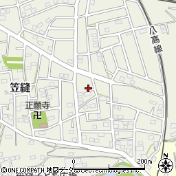 埼玉県飯能市笠縫272-12周辺の地図