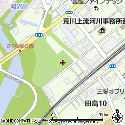 埼玉県さいたま市桜区田島10丁目周辺の地図