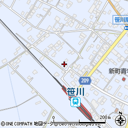 千葉県香取郡東庄町笹川い491周辺の地図