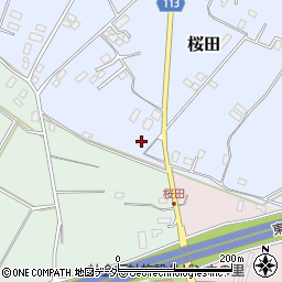 千葉県成田市桜田1049周辺の地図