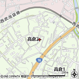 トイレつまり救急車２４入間店周辺の地図