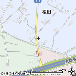 千葉県成田市桜田1050-2周辺の地図