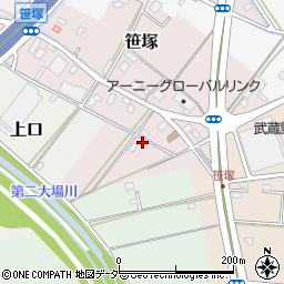 埼玉県三郷市笹塚155周辺の地図