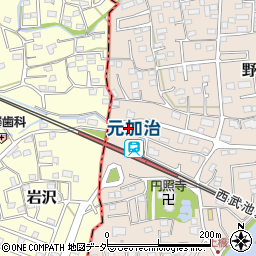 埼玉県入間市野田180周辺の地図