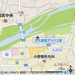 埼玉県入間市仏子1601周辺の地図