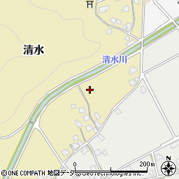 福井県南条郡南越前町清水周辺の地図