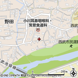 埼玉県入間市野田388周辺の地図