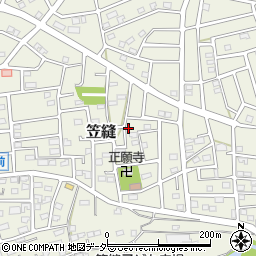 埼玉県飯能市笠縫175-2周辺の地図