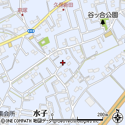 埼玉県富士見市水子2582周辺の地図