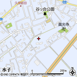 埼玉県富士見市水子2622周辺の地図