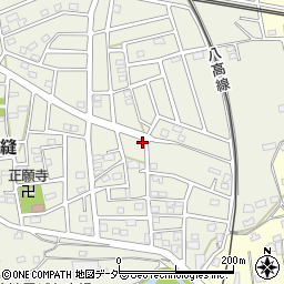 埼玉県飯能市笠縫268-1周辺の地図