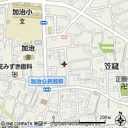 埼玉県飯能市笠縫65-1周辺の地図