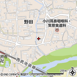 埼玉県入間市野田351周辺の地図