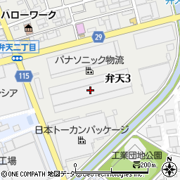 吉川自動車運送株式会社　草加営業所周辺の地図